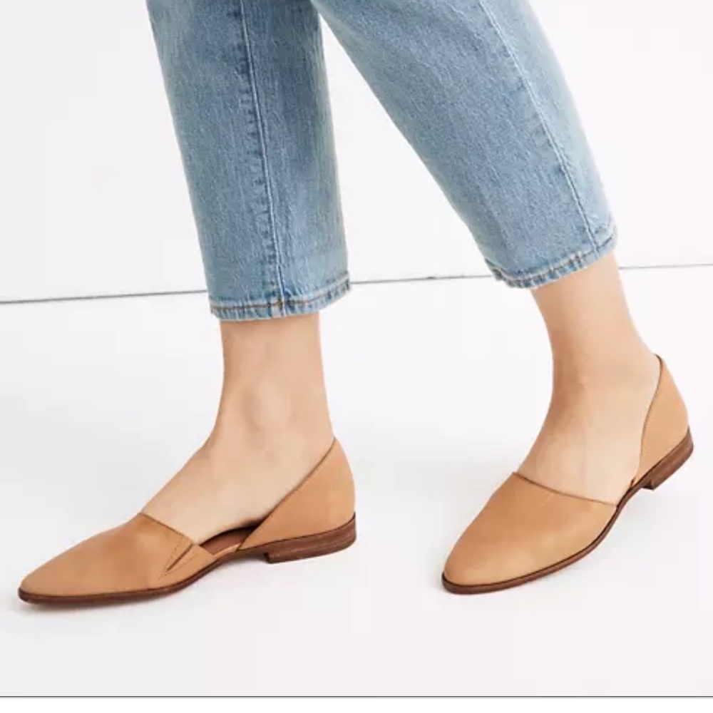 MADEWELL🍂🍁The Marisa d’Orsay flats in leather